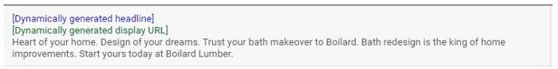 example of a dynamic search ad